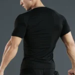 Men Compression Running T Shirt Fitness Tight Short Sleeve Tshirt Training Jogging Shirts Gym Sportswear Quick Dry Rashguard