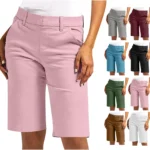 Shorts For Women Trendy Casual Summer High Waisted Chino Shorts Straight Leg shorts Jogging Hiking Vacation Cargo shorts