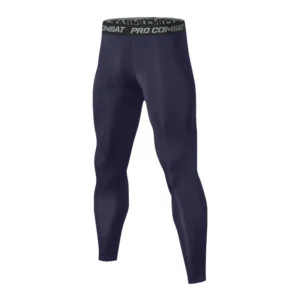 Men's Leggings Compression Pants Sports Leggings Basketball Quarter Shorts Quick Drying Running Training Stretch Fitness Pants