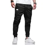 Cargo Pants Men’s Loose Straight sports Clothing Solid color sweatpants Versatile Joggers Woven Casual Male Trousers