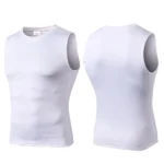 Men Quick Dry Running T-Shirts Compression Vest Sleeveless Quick-Drying Jersey Training Shirt Gym Mens Tank Top