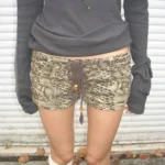 Hot Girl Low Waist Denim Super Short Shorts Women Summer New American Deep Blue High Street Bodycon A- Line Hot Pants