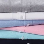 100% Pure Cotton Oxford Shirt For Men’s Short Sleeve Solid Stripe Leisure Embroidered Horse Social Business Formal Dress Shirts