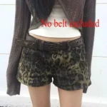 Hot Girl Low Waist Denim Super Short Shorts Women Summer New American Deep Blue High Street Bodycon A- Line Hot Pants