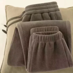 Double-Sided Fce Lined Thiened Sweatpants Men's Winter Loose Warm Sports Casual Trousers Youth Faion Long Pants