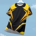 Men’s T-shirt Fashion Color Block 3D Print Tee Outdoor Run Fitness Sports Short Sleeve Summer Casual O-neck Loose Breathable Top