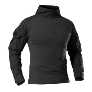 Outdoor Tactical Hiking T-Shirts Men Combat Military Army CP Camouflage Long Sleeve Hunting Climbing Shirt Cotton Sport Clothes