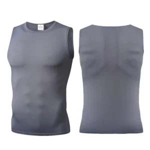 Men Quick Dry Running T-Shirts Compression Vest Sleeveless Quick-Drying Jersey Training Shirt Gym Mens Tank Top