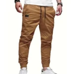Cargo Pants Men’s Loose Straight sports Clothing Solid color sweatpants Versatile Joggers Woven Casual Male Trousers