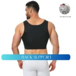 Men’s seamless shaping short vest, sleeveless slim fit underwear, high elasticity breathable comfortable vest
