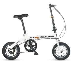 12Inch Cycling City Mini Folding Bicycle Small Bike For Male And Female Students Portable Ultra Light Transmission Disc Brakes