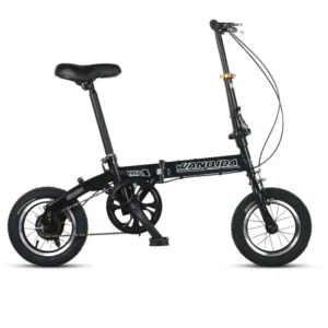 12Inch Cycling City Mini Folding Bicycle Small Bike For Male And Female Students Portable Ultra Light Transmission Disc Brakes