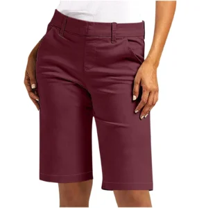 Shorts For Women Trendy Casual Summer High Waisted Chino Shorts Straight Leg shorts Jogging Hiking Vacation Cargo shorts