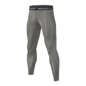 Men's Leggings Compression Pants Sports Leggings Basketball Quarter Shorts Quick Drying Running Training Stretch Fitness Pants