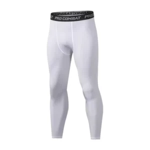 Men's Leggings Compression Pants Sports Leggings Basketball Quarter Shorts Quick Drying Running Training Stretch Fitness Pants