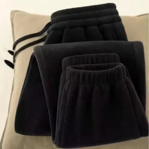 Double-Sided Fce Lined Thiened Sweatpants Men's Winter Loose Warm Sports Casual Trousers Youth Faion Long Pants
