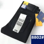 Csmor Lee Men’s Jeans Autumn Winter Loose-fit Straight-leg Trendy Pants Casual Denim Trousers Men Classic Stretch Jeans Fashion