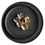 Charger Modern Restaurant Black Ceramic Dinner Dish and Dinner Plate