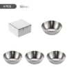 4pcs silver set