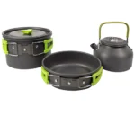 Camping Cooking set Camping Cookware Travel Tableware Outdoor Picnic Set Teapot For 2-3 Peaple Non-stick pots assorted sets