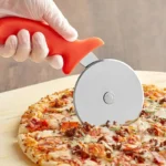 Pizza Cutters Kitchen Accessories Stainless Steel Pastry Roller Cutter Pizza Knife Cookie Cake Roller Wheel Scissor Cutting