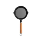 26cm Cast Iron Frying Pan Uncoated Non-stick Egg Pancake Pan Crepe Maker Steak Frying Pot Gas Induction Cooker Kitchen camping Cookware