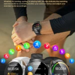 VALDUS ECG Health Smart Watch 440mAh Battery Capacity Heart Rate Blood Pressure Monitoring NFC MT600 AMOLED Screen Smartwatch