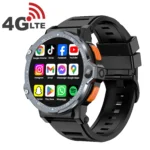 VALDUS 4G Sim Card Android Mobile Phone Smart Watch GPS Tracking WIFI Dual Video Camera Call Men PG999 Round Smartwatch