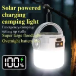 Solar Camping Light, Outdoor Charging Camping Light, LED Bulb Light, Household Emergency Night Light