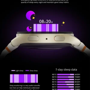 VALDUS WATCH7 Mini Smartwatch – Sleep Monitor, Sedentary Reminder, HD Display