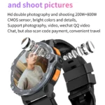 VALDUS 4G Sim Card Android Mobile Phone Smart Watch GPS Tracking WIFI Dual Video Camera Call Men PG999 Round Smartwatch