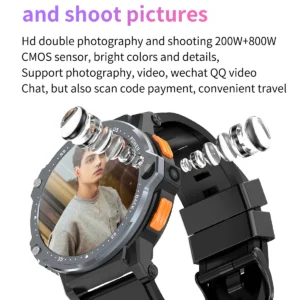 VALDUS PG999 4G GPS Smartwatch with Dual Camera & WiFi