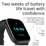 VALDUS 280 MAh Battery 2.01Inch Square Screen Smartwatch Supports Heart Rate Blood Oxygen IP68 Function VS02 Fashion Smart Watch