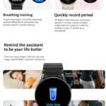 VALDUS 230mAh Battery Sleep Monitoring Sedentary Reminder Smartwatch Collection Code Call Function HD WATCH7 Mini Smart Watch