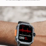 VALDUS 4G Sim Card Android Phone Smartwatch 5G GPS WIFI Dual Camera 2024 Black PGD Smart Watch