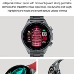 VALDUS ECG Health Smart Watch Support Multi Sport Mode Body Temperature Monitoring Pulse Therapy Massage VE57 Pro Smartwatch