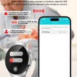 VALDUS ECG Health Smart Watch 440mAh Battery Capacity Heart Rate Blood Pressure Monitoring NFC MT600 AMOLED Screen Smartwatch