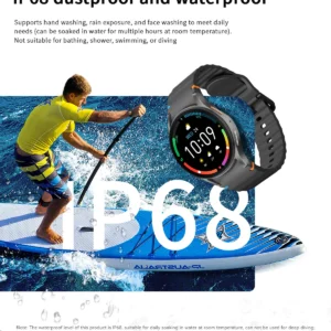 VALDUS WATCH7 Mini Smartwatch – Sleep Monitor, Sedentary Reminder, HD Display