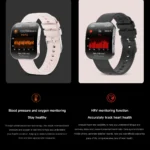 VALDUS Voice Assistant Blood Pressure Blood Oxygen Monitoring Smart Watch Multisport Mode Pressure Detection VS61 PRO Smartwatch