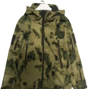 Tactical Jacket Men Combat Soft Shell Jackets Techwear Windproof Waterproof Breathable Fleece Thermal Hooded Coats