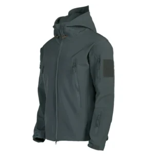 Tactical Jacket Men Combat Soft Shell Jackets Techwear Windproof Waterproof Breathable Fleece Thermal Hooded Coats