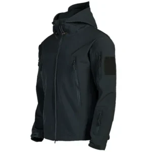 Tactical Jacket Men Combat Soft Shell Jackets Techwear Windproof Waterproof Breathable Fleece Thermal Hooded Coats