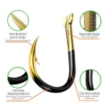 20 pcs Tungsten Steel Fishing Hook Barbed Carp Fishing Hook Single Circle Fishhook Sea Accessories Tackle