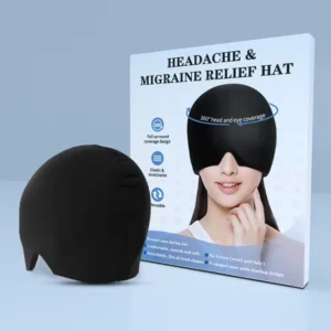 IFINE 2024 High Quality Full Coverage Stretch Hot Cold Gel Pack Hat Beauty Personal Care for Migraine Headache Sleep Relief