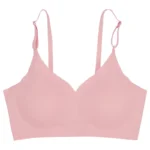 Laser Cut Seamless Wireless Push Up Bra Basic Crop Top Por Mayor Padded Women Brassier Ice Silk Seamless Bra
