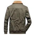 DIMUSI Winter Men’s Bomber Jacket Casual Male Outwear Fleece Fur Collar Warm Coats Fashion Retro Military Jackets Man Clothing