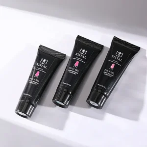 9-Piece Set of Professional Crystal Clear UV Nail Extension Jelly Gel Solid Liquid Lengthening Gel