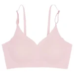 Laser Cut Seamless Wireless Push Up Bra Basic Crop Top Por Mayor Padded Women Brassier Ice Silk Seamless Bra