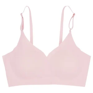 Laser Cut Seamless Wireless Push Up Bra Basic Crop Top Por Mayor Padded Women Brassier Ice Silk Seamless Bra