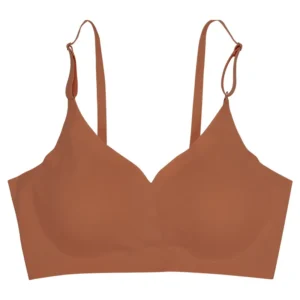 Laser Cut Seamless Wireless Push Up Bra Basic Crop Top Por Mayor Padded Women Brassier Ice Silk Seamless Bra